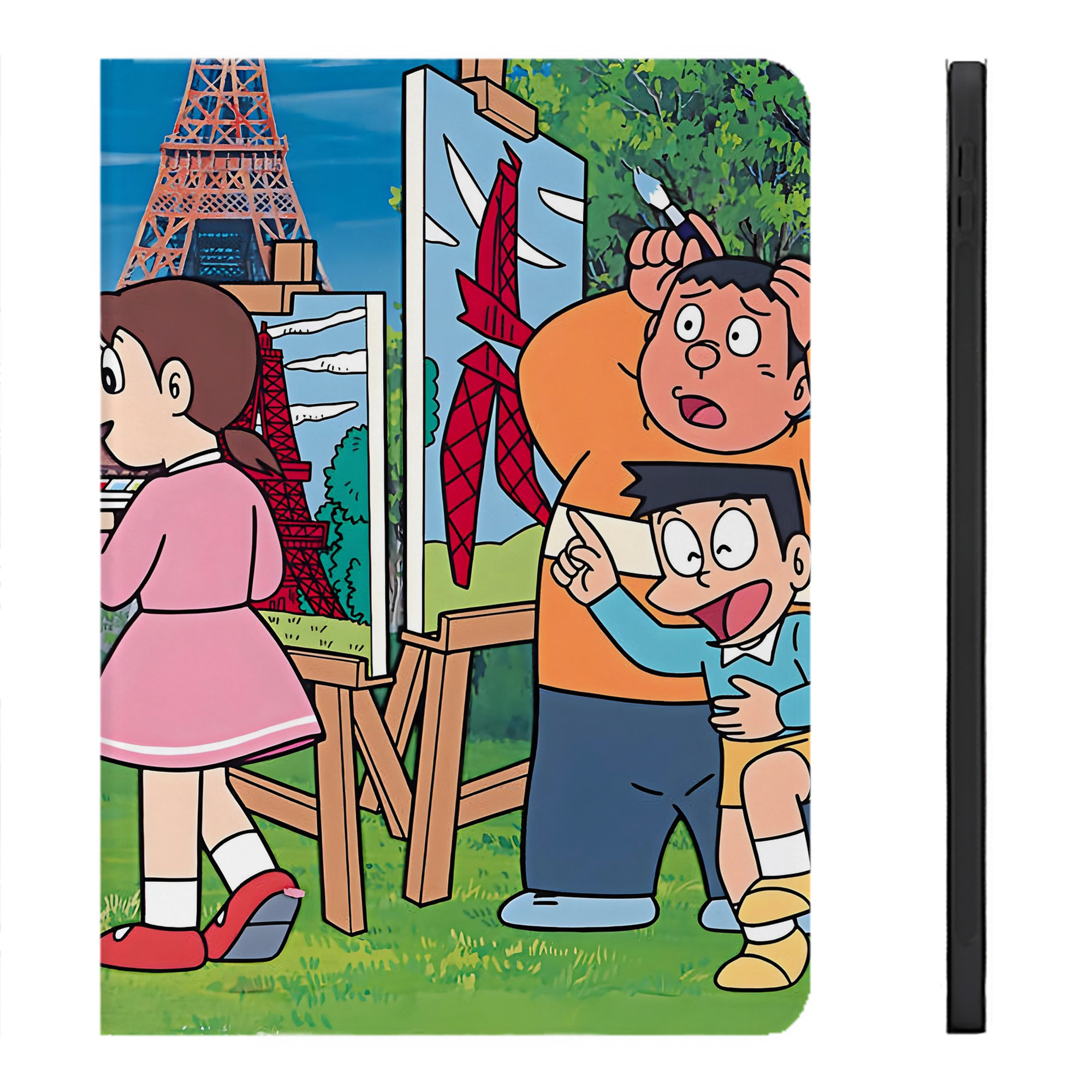 （画像用） ドラえもん Doraemon IPadケース ペンホルダー付き ブックスタイルデザイン